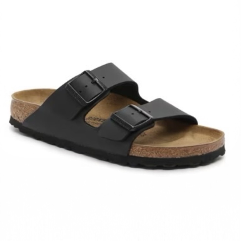 NWT Birkenstock Arizona Birko-Flor Sandals in Black Size 37 (US L 6 | M 4)